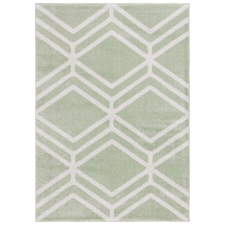 Safavieh 6 x 9 ft. Adirondack Modern Power Loomed Rectangle Area Rug Sage & Ivory ADR253W-6